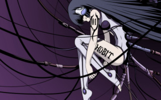 Cartoon hobit android cyberpunk robot - leg free wallpaper