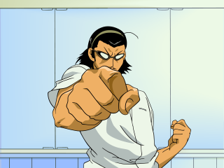 Man pointing gun cartoon white - u free wallpaper