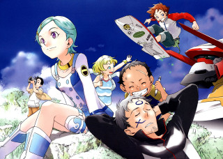 Hill group eureka mecha portrait - top of a hill free wallpaper
