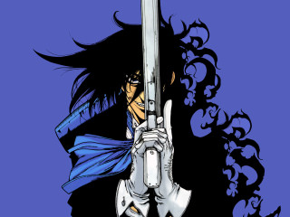 Woman gun blue cobra portrait - a gun free wallpaper