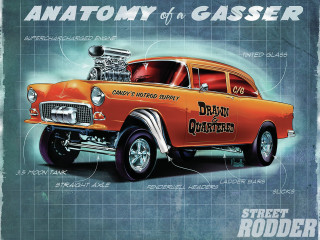 Orange car engine hood anatomy - an orange car free wallpaper