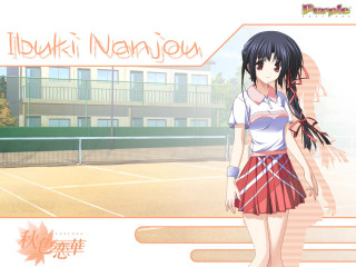 Girl tennis court building portrait - a tennis court free wallpaper