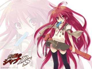 Pink haired girl sword food - long pink hair free wallpaper
