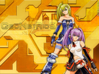 Anime girls cybernetics blonde purple - cybernetic free wallpaper