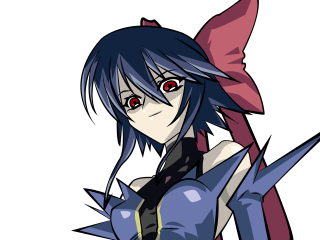 Anime bluehair redeyes sword outfit - red eyes holding free wallpaper