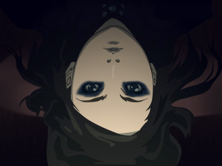 Woman hooded creepy eye promo - a hood free wallpaper