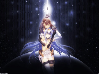 Woman long hair sword starry - long hair and a sword free wallpaper for desktop