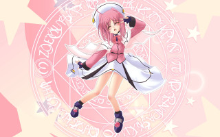 Pink dress girl hat umbrella - a pink umbrella free wallpaper