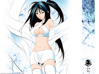 Woman white bikini blue background - a white bikini free wallpaper