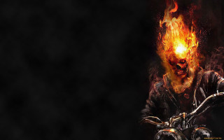 Man motorcycle fire face flame - bastien l. deharme free wallpaper