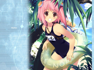 Girl bathing suit pool banana - suit free wallpaper