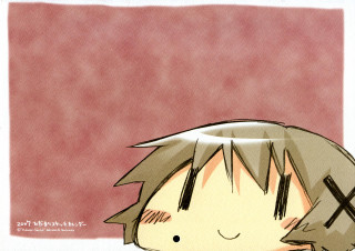 Boy cross red blush chibi - a drawing of a boy free wallpaper