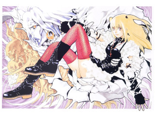 Alice gothic manga woman cat - a cat and a dog free wallpaper