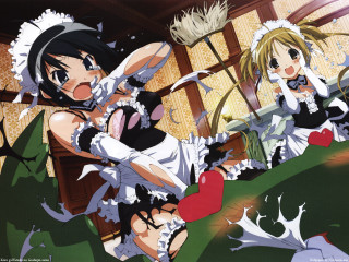 Anime characters room green carpet - a red heart free wallpaper