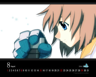 Anime calendar yarn snowman cedric - a calendar free wallpaper