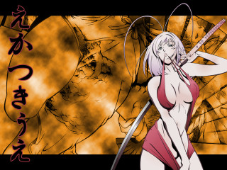 Woman bikini sword fire demon - a woman in a bikini holding free wallpaper