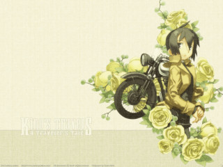 Motorcycle flower border anime roses - flower free wallpaper