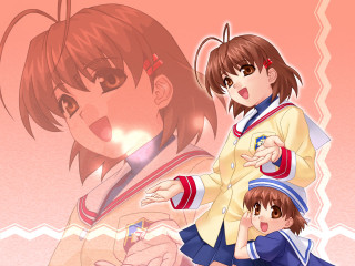 Anime girls pink background ayako - a cell phone free wallpaper