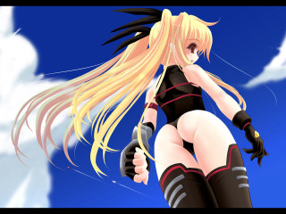 Cartoon woman blonde hair microphone - a cartoon of a woman free wallpaper