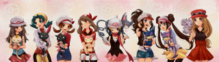 Anime girls long hair hats 14 - scissors free wallpaper