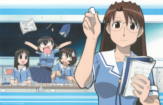 Girl schooluniform book sky comicpanel - a book free wallpaper