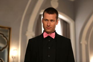Man tuxedo pink bow tie - a character portrait free wallpaper