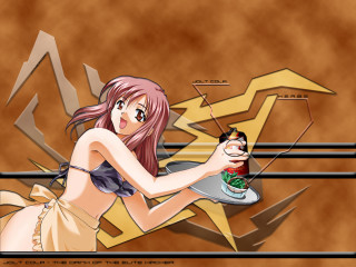 Woman cake star anime bikini - a cake free wallpaper