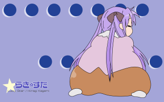 Purple hair kawaii moon star - amano free wallpaper