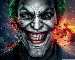 Joker dark knight green hair - sinister free wallpaper