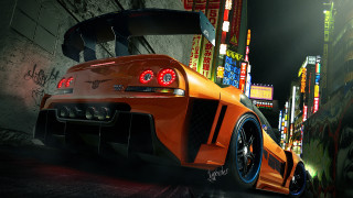 Dark alley neon car eddie - eddie mendoza free wallpaper