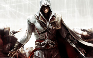Hooded swordman armor cape ambient - man free wallpaper