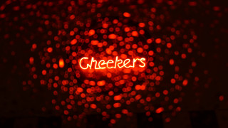 Cheers red neon 3d blood - the middle of the image free wallpaper