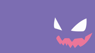 Purple pink face big eyes - a black nose free wallpaper