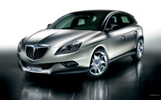 Silver car studio rendering an - photorealism free wallpaper