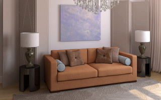 Living room couch chandelier painting - enguerrand quarton free wallpaper