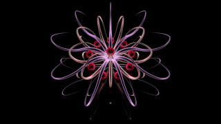 Red white spider lily generative - an art deco sculpture free wallpaper