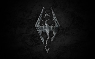 Elder scrolls dragon logo sumatraism - epic fantasy free wallpaper