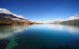 Lake mountains clouds sky water - anthony s waters free wallpaper for desktop