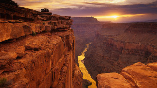 River canyon cliff cloudy sunset - a canyon next free wallpaper
