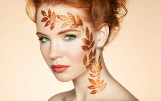 Gold leaf woman airbrush florianne - airbrush free wallpaper