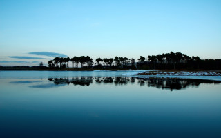 Lake trees sky clouds water 2 - the background and a sky background free wallpaper