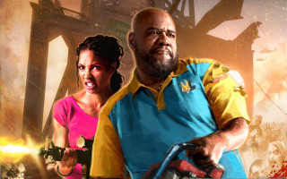 Bridge fire guns man woman - a man and a woman holding free wallpaper