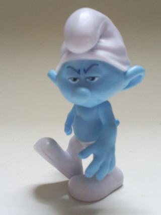 Blue toy white hat head - a white hat free wallpaper