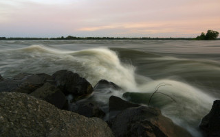Hudson river school beach mountain - river free wallpaper