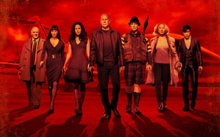 Group people red background plane - a plane in the background free wallpaper