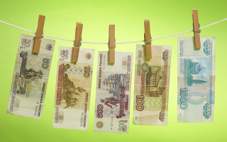 Money clothesline green background grass - a clothes line free wallpaper