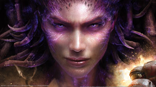 Purple demon woman aleksi briclot - purple hair free wallpaper for desktop