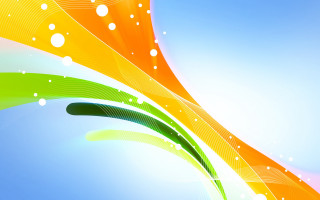 Colorful abstract background blue sky 3 - wave free wallpaper