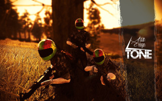 Group people tree stump field - aaa game free wallpaper