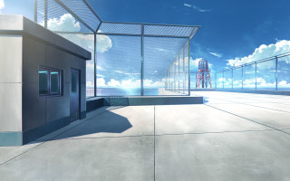 Building sky clouds person platform - cel free wallpaper for desktop